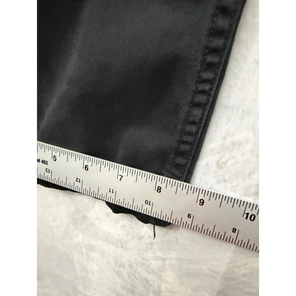 Polo Ralph Lauren Mens Black Cotton Twill Straight Leg Pants 38x30 RN41381
